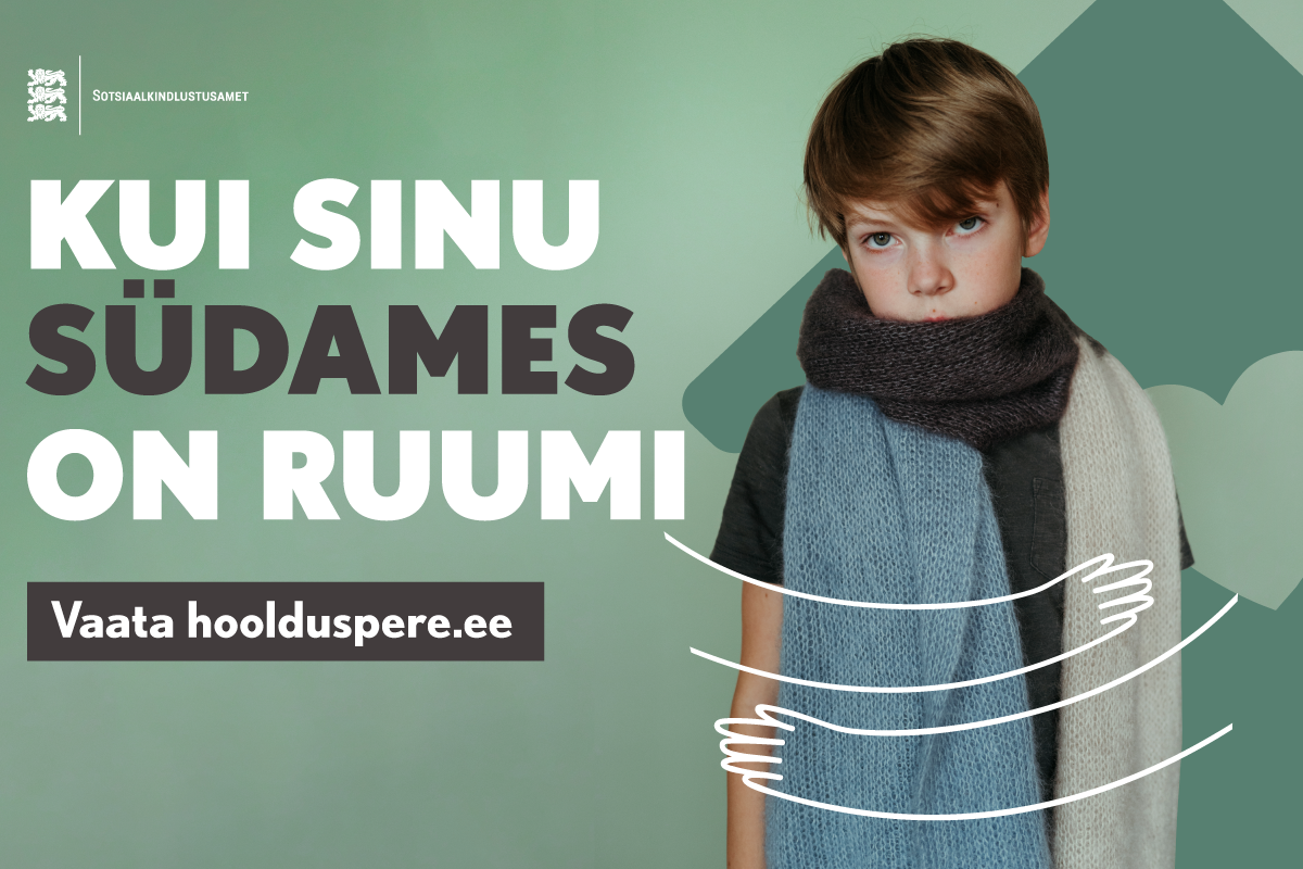 väike poiss plakatil